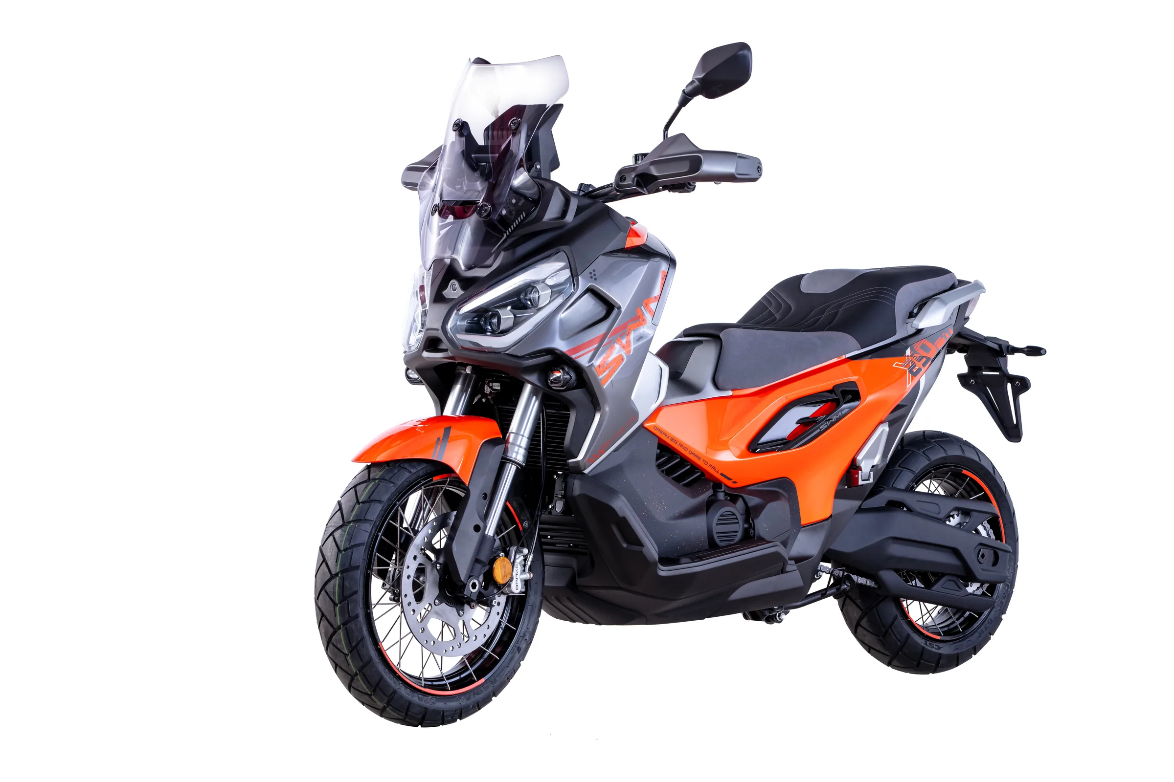 SWM Concept Scooter 250 X — Oranžová / Sivá