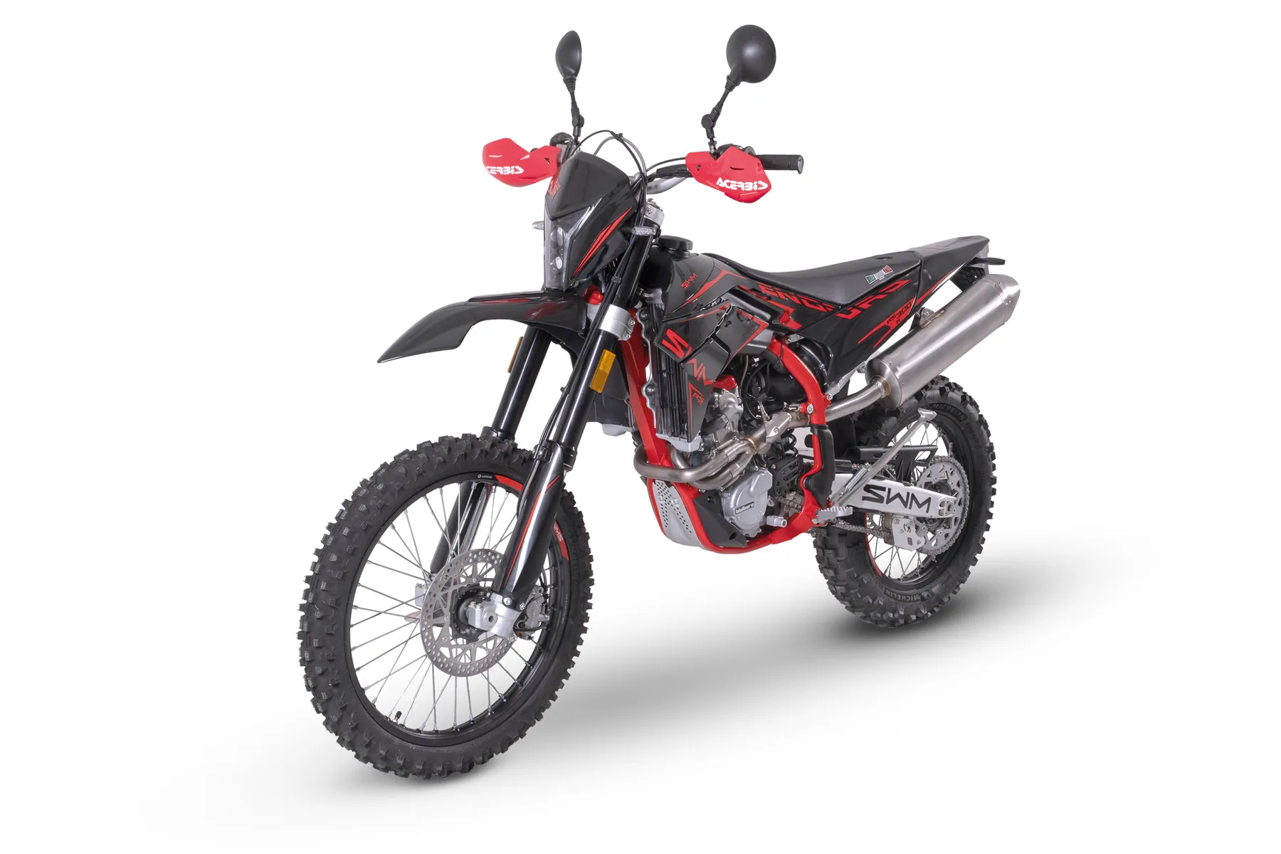 SWM RS 125 R — Červená / Čierna